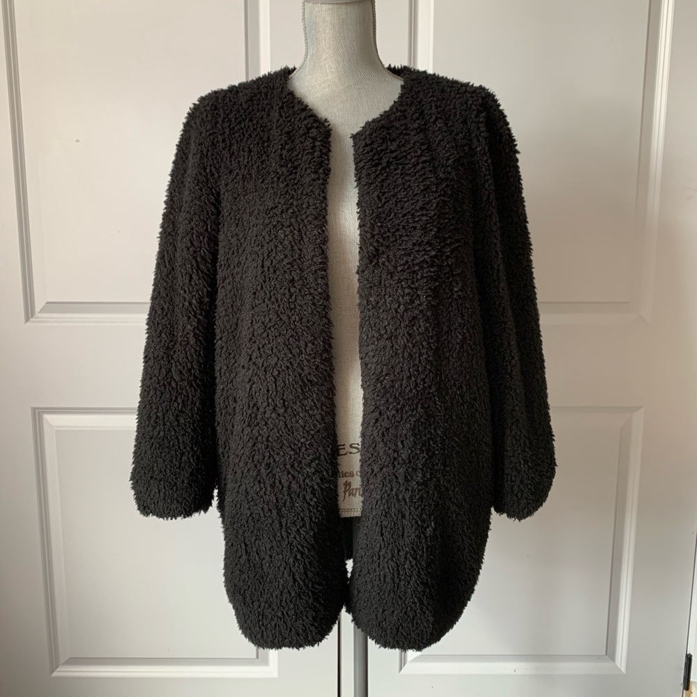 Wilfred Teddy Black Coat